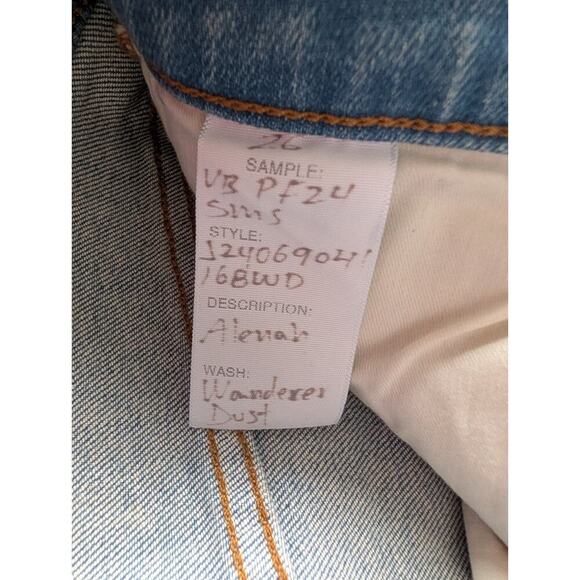 NWD Veronica Beard Alenah Slim Straight Jeans Size 26 Wanderer Dust #3D455 - Picture 12 of 12